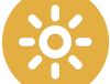 Orange sunburst icon — Better Data pillar five (Drive Engagement), 2014 sub-brand.